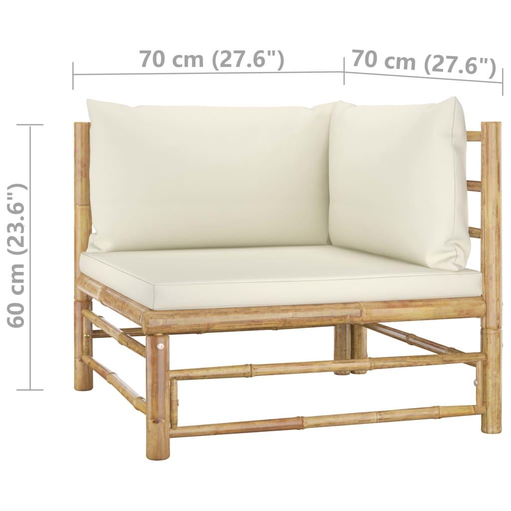 VidaXL Garten-lounge-set bambus