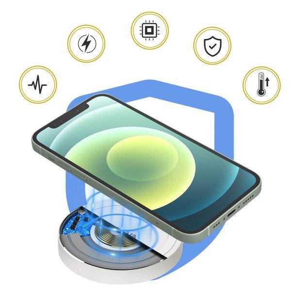 Akashi Kabelloses 10W Ladegerät Akashi Weiß