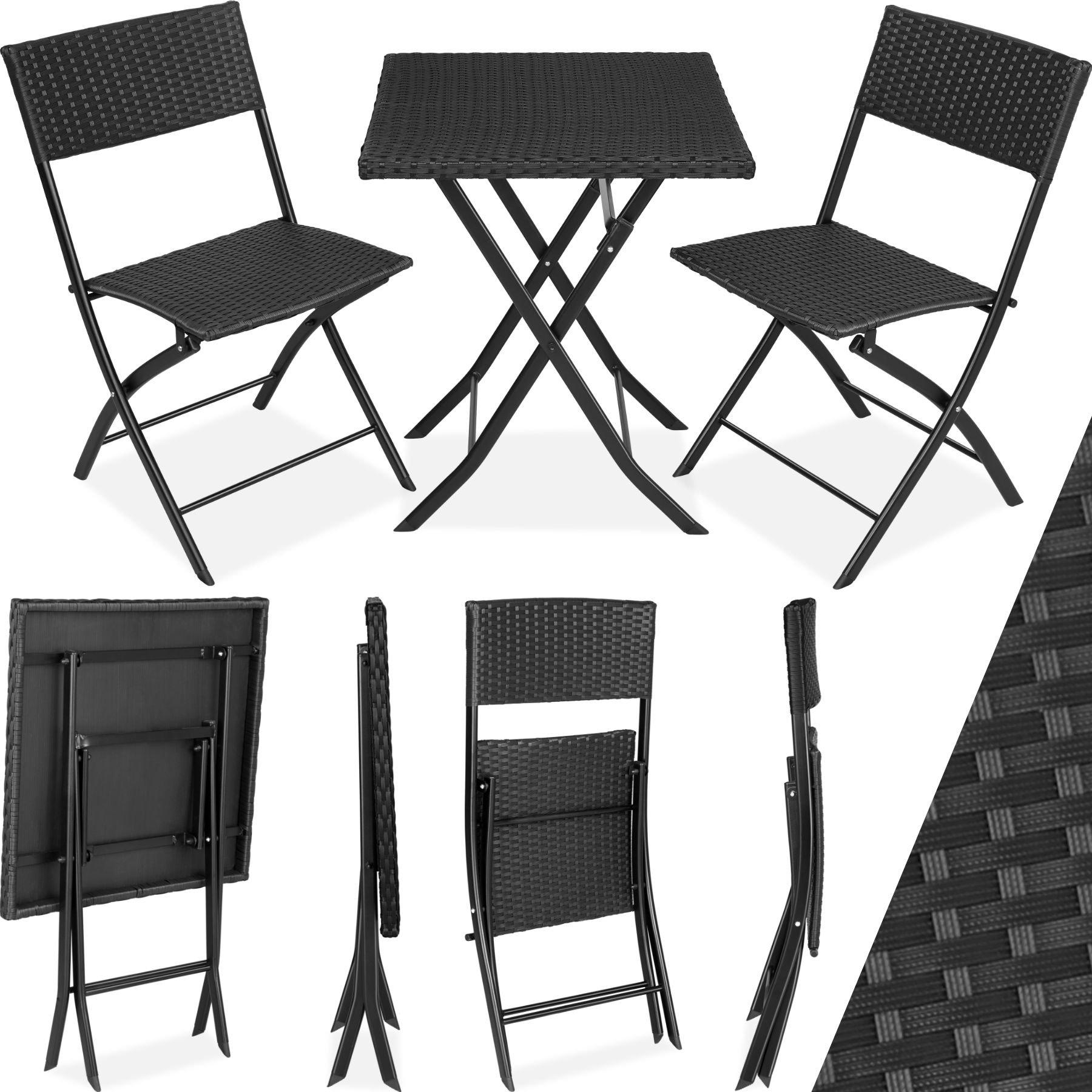 Tectake Rattan Balkonset Trevi