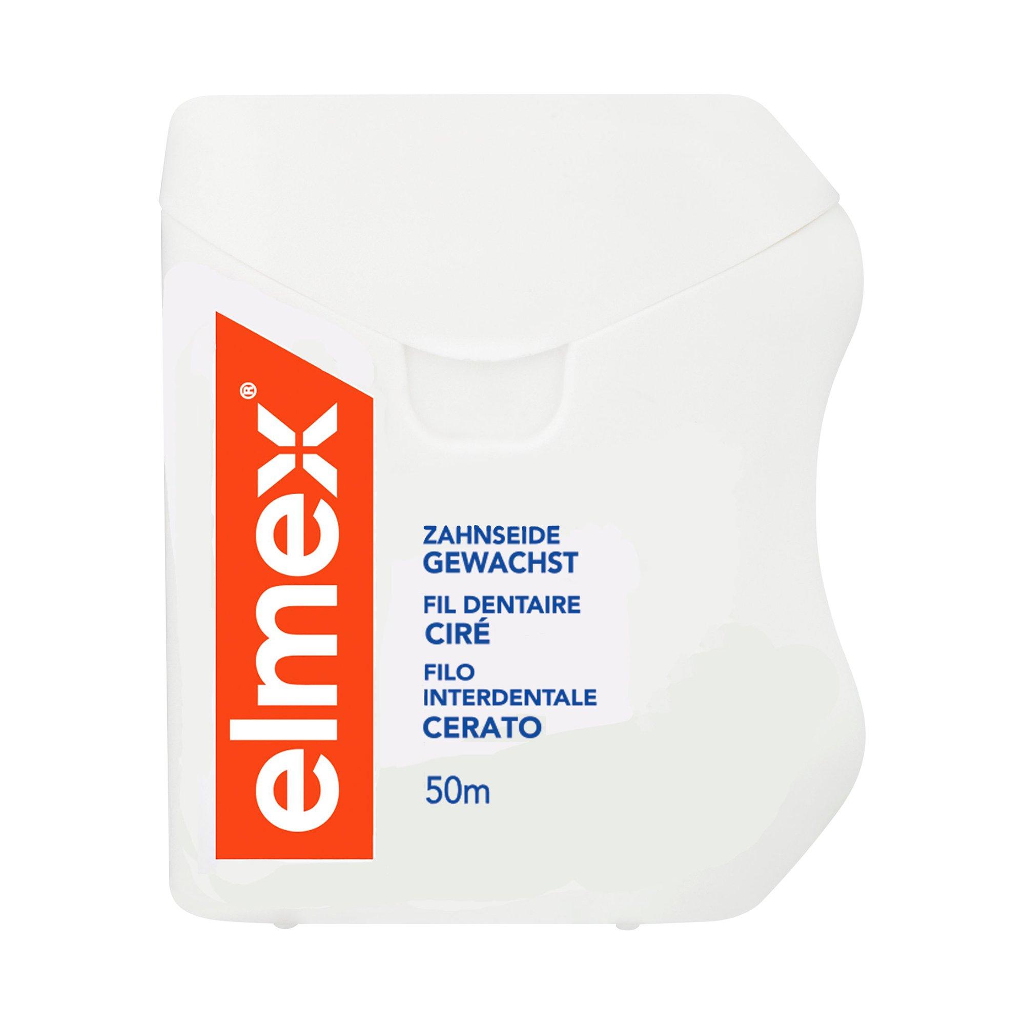 elmex UNGEWACHST Zahnseide Gewachst, Gründliche Reinigung Der Zahnzwischenräume