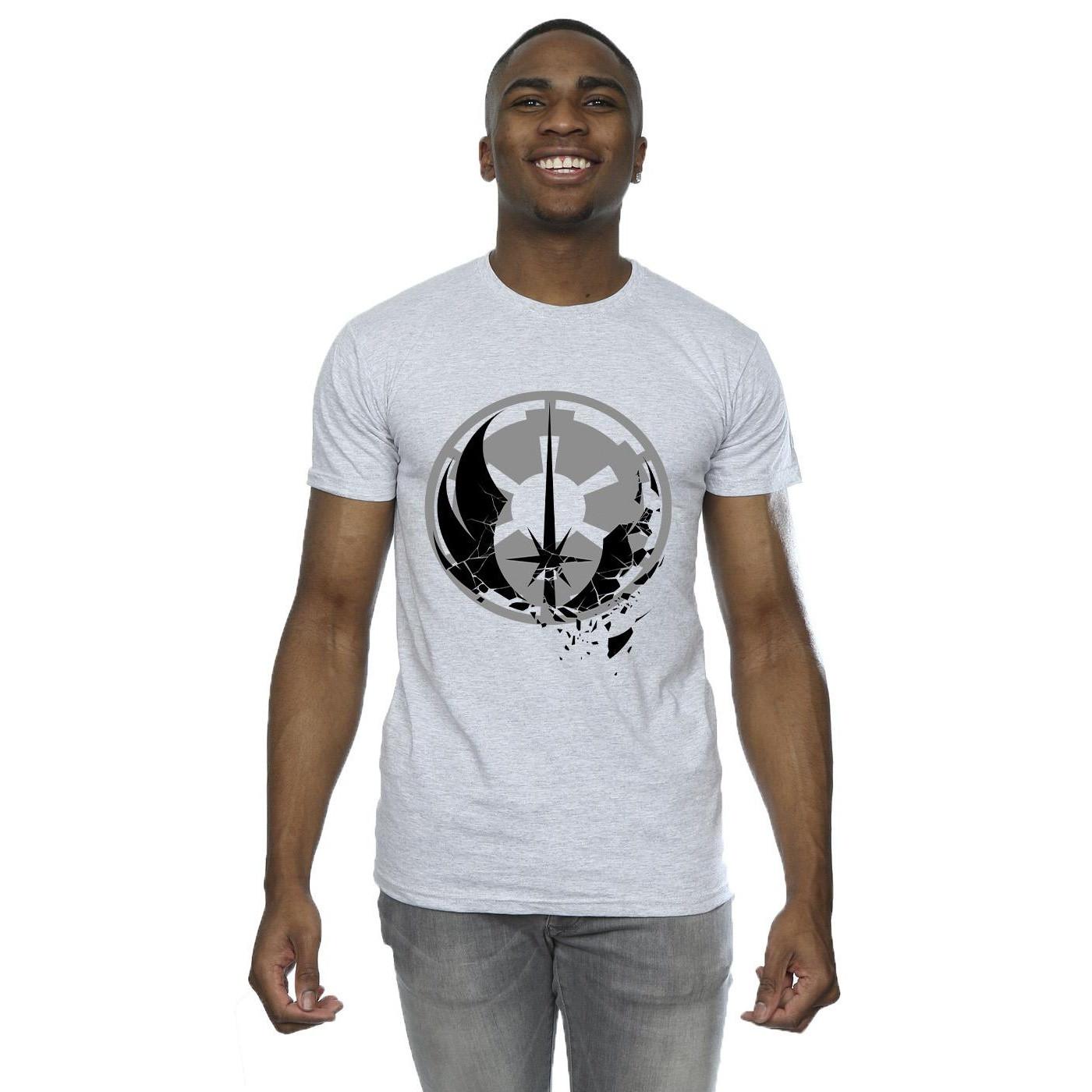 STAR WARS Star Wars Galaktisches Imperium und Rebellenallianz Symbol T-Shirt