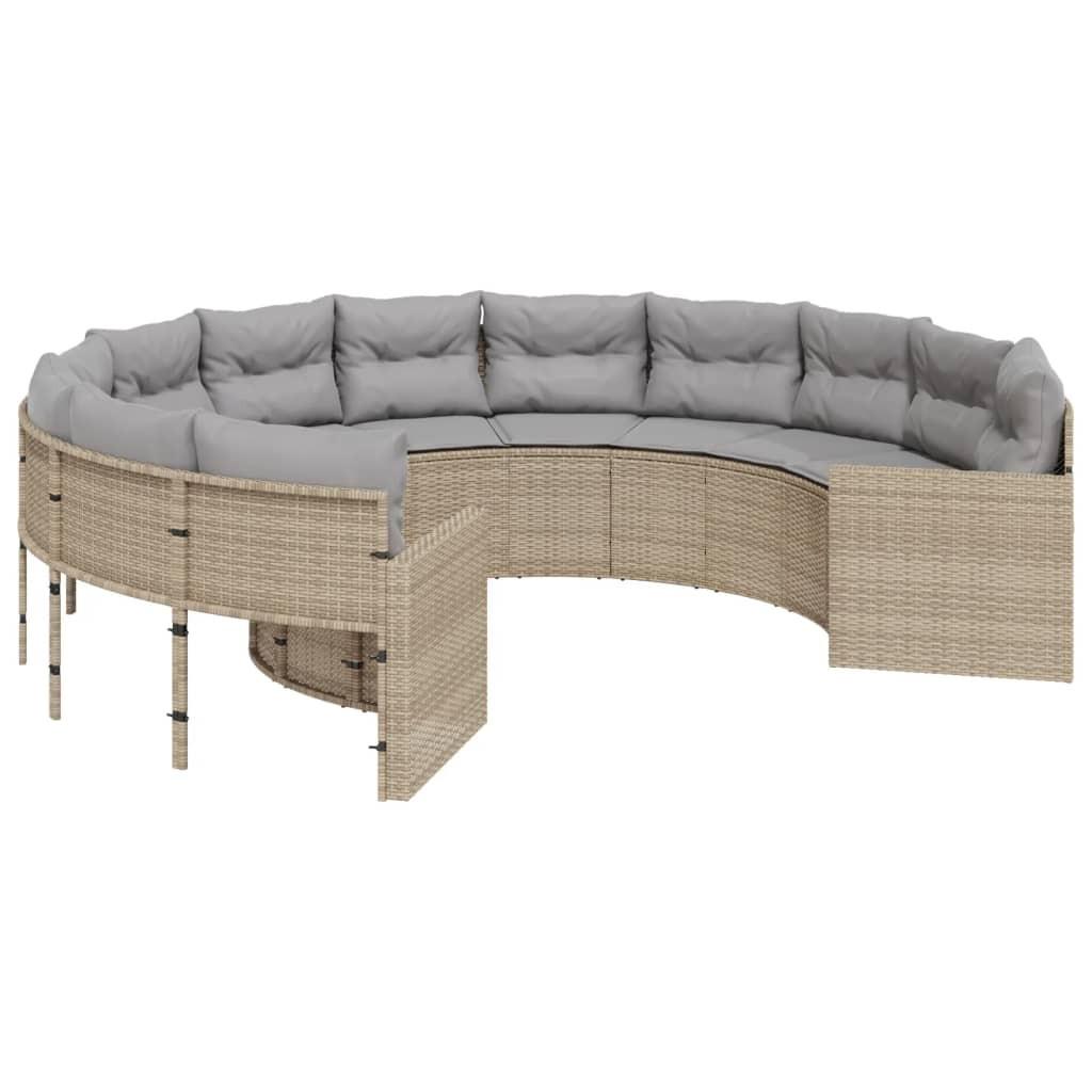 VidaXL Gartensofa poly-rattan