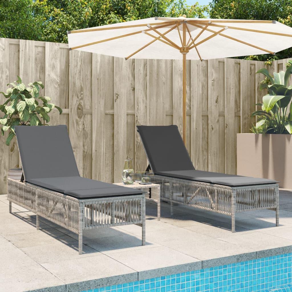 VidaXL Sonnenliege poly-rattan