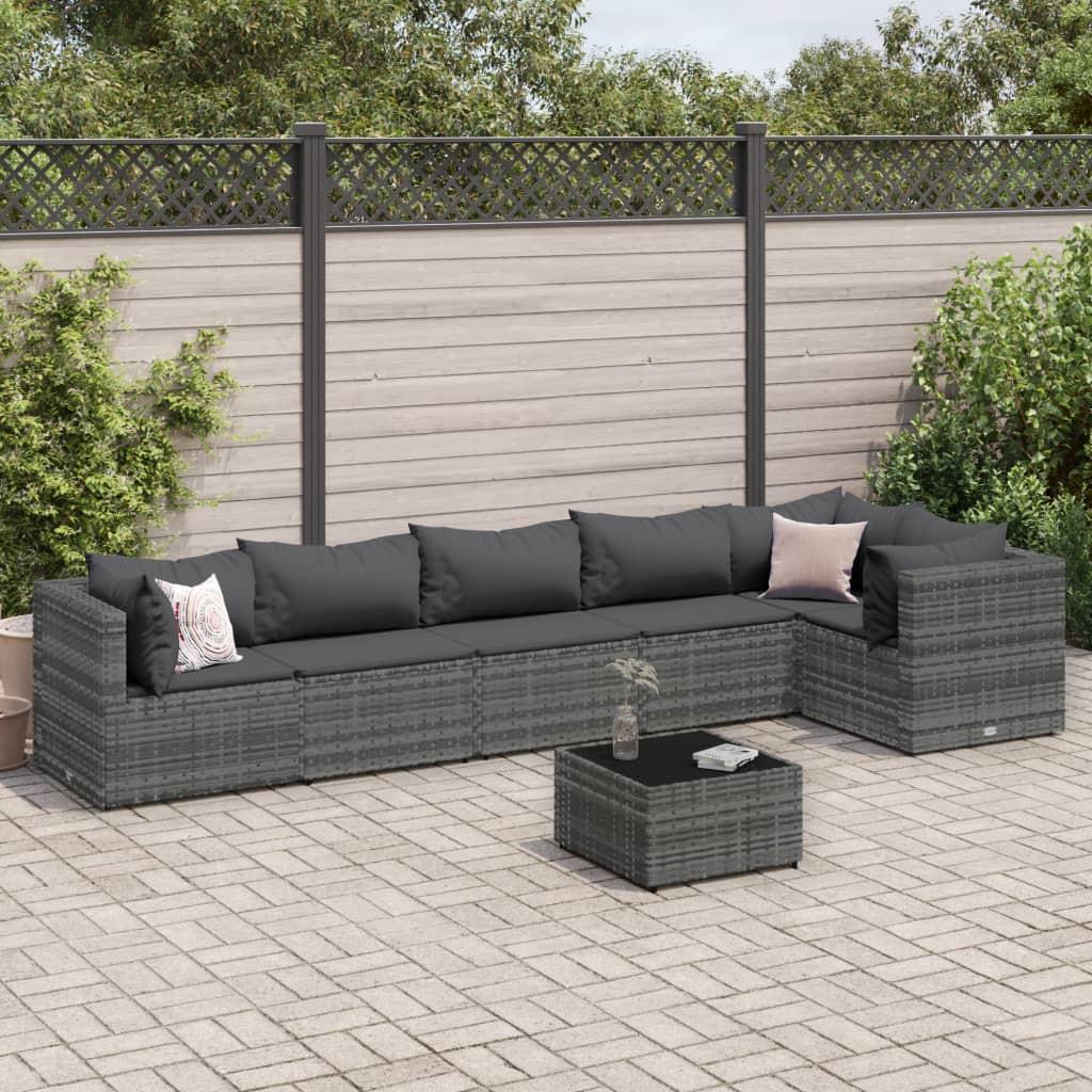 VidaXL Garten lounge set poly-rattan
