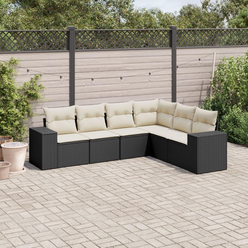 VidaXL Garten sofagarnitur poly-rattan