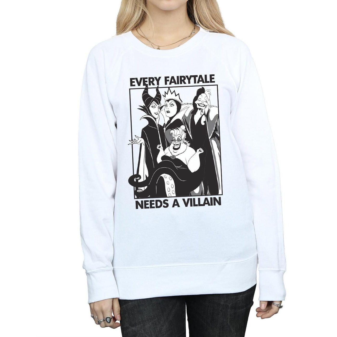 Disney PRINCESS Every Fairy Tale Needs A Villain Sweatshirt