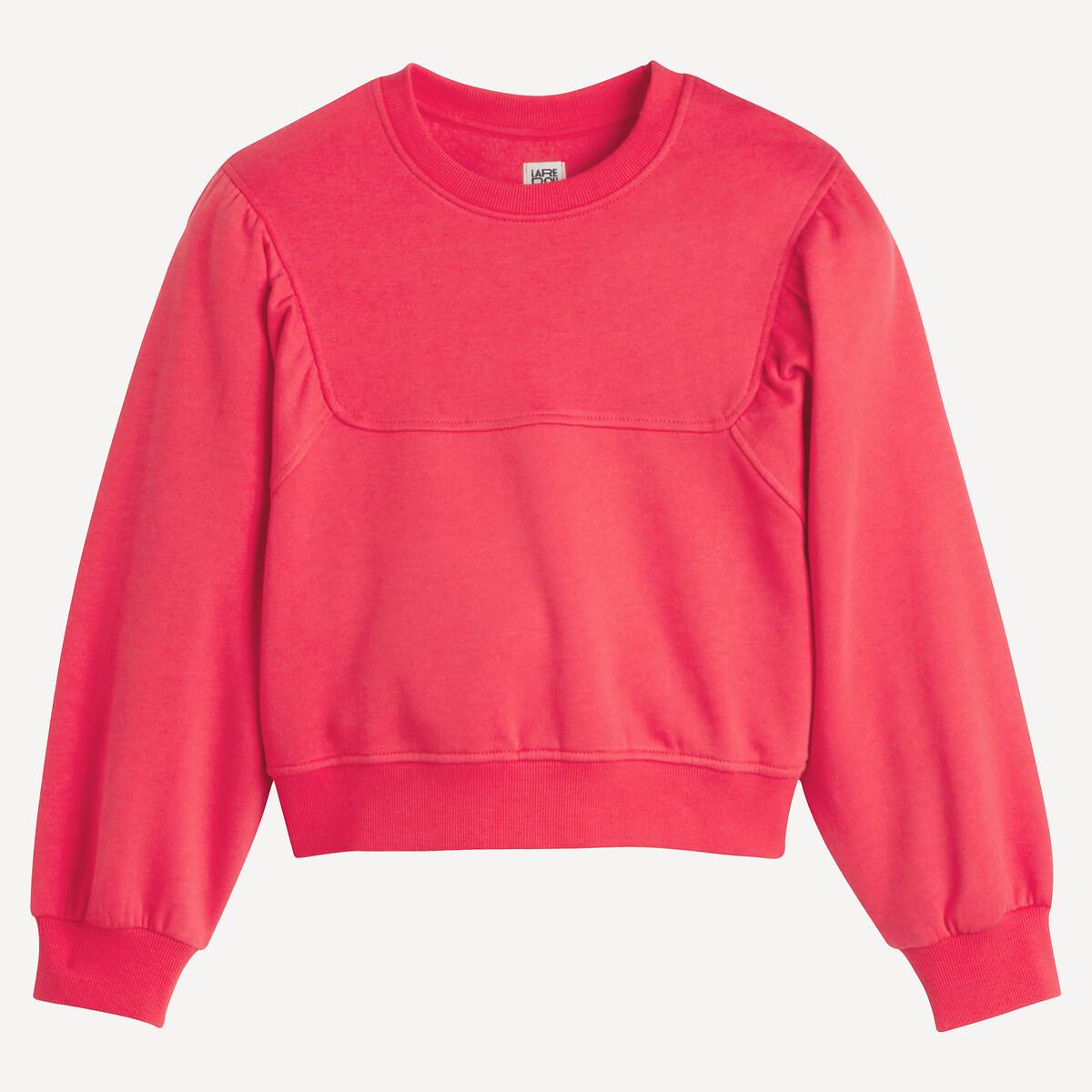 La Redoute Collections Sweatshirt mit Rundhalsausschnitt