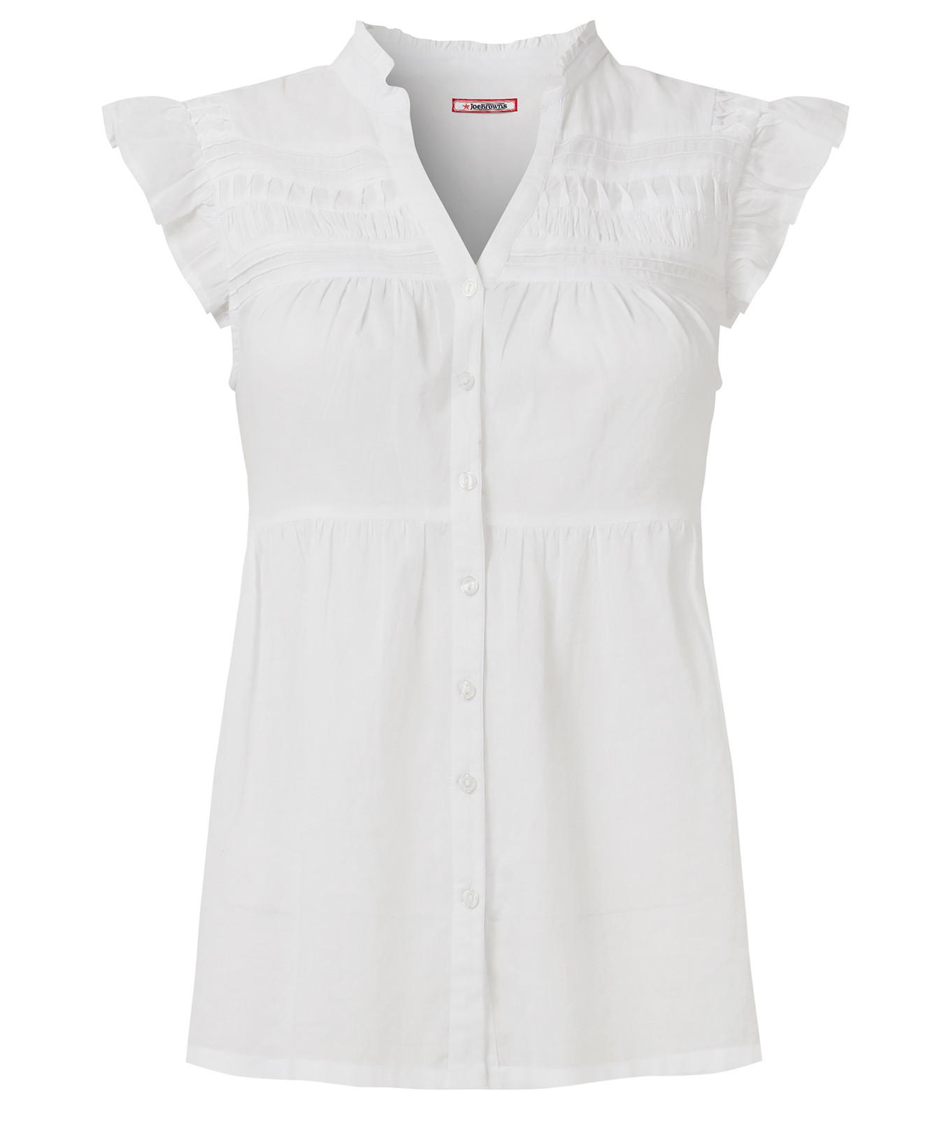 Joe Browns Biesenbluse mit Mandarinkragen