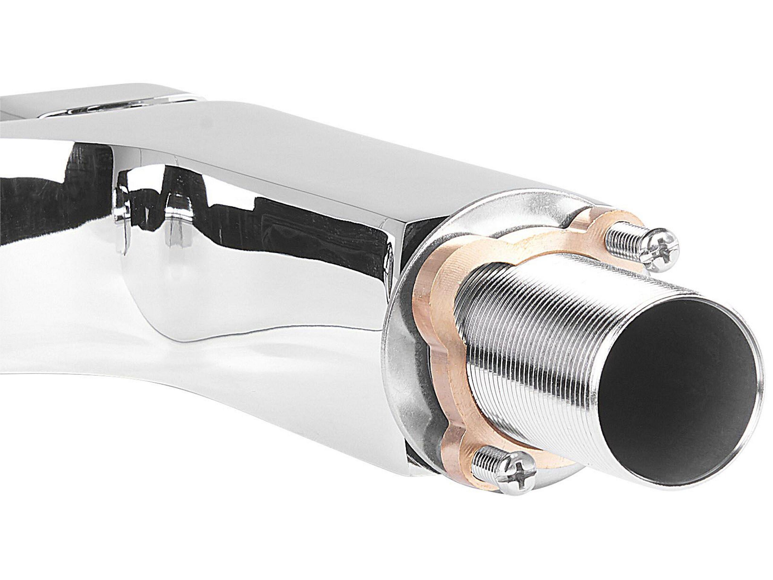 Beliani Waschtischarmatur aus Messing Modern IRUPU