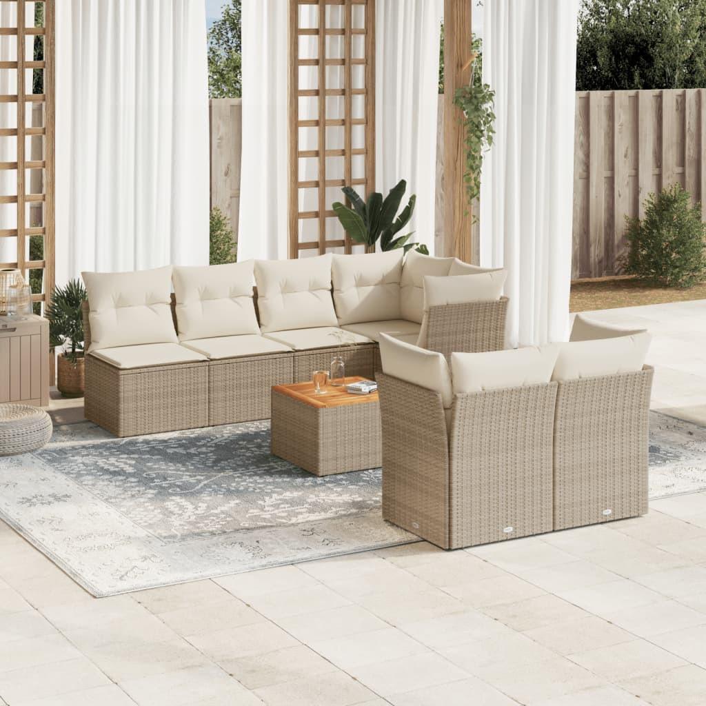 VidaXL Garten sofagarnitur poly-rattan