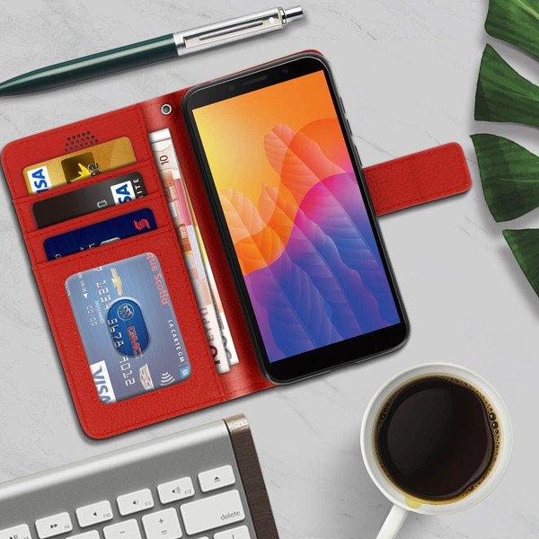 Avizar Bookcover Huawei Y5p Rot