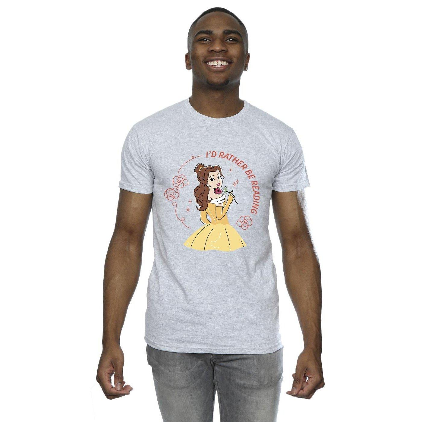 Disney Beauty And The Beast I'd Rather Be Reading T-Shirt