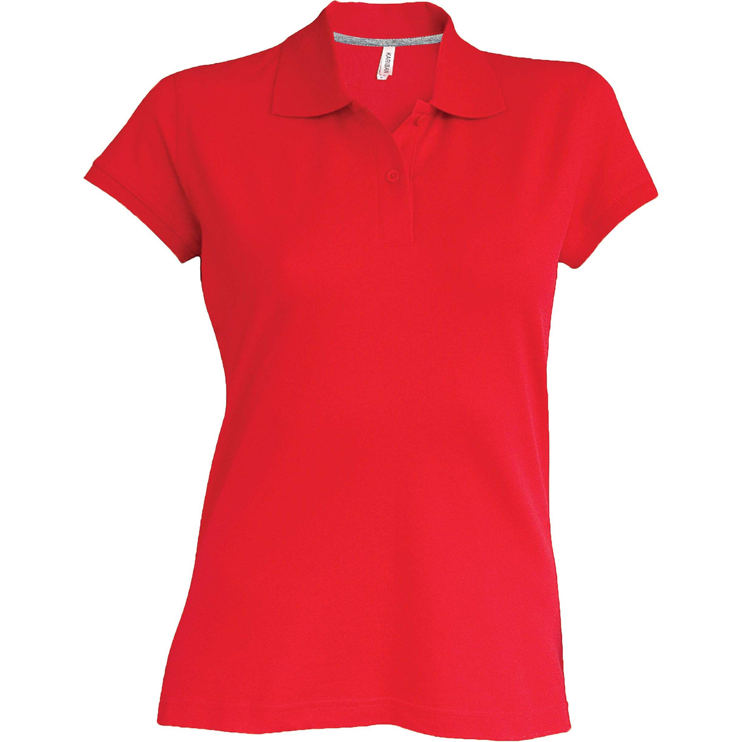 Kariban Damen Kurzarm Poloshirt