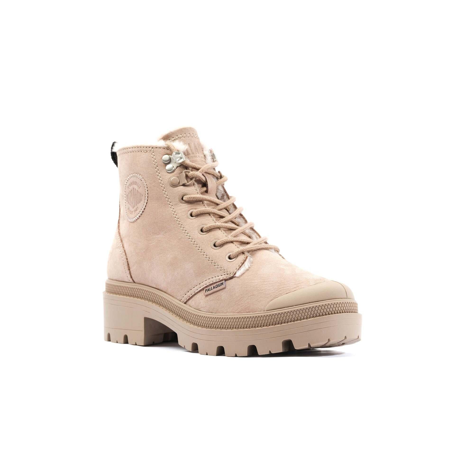 PALLADIUM damen stiefeletten pallabase nubuck zip wl
