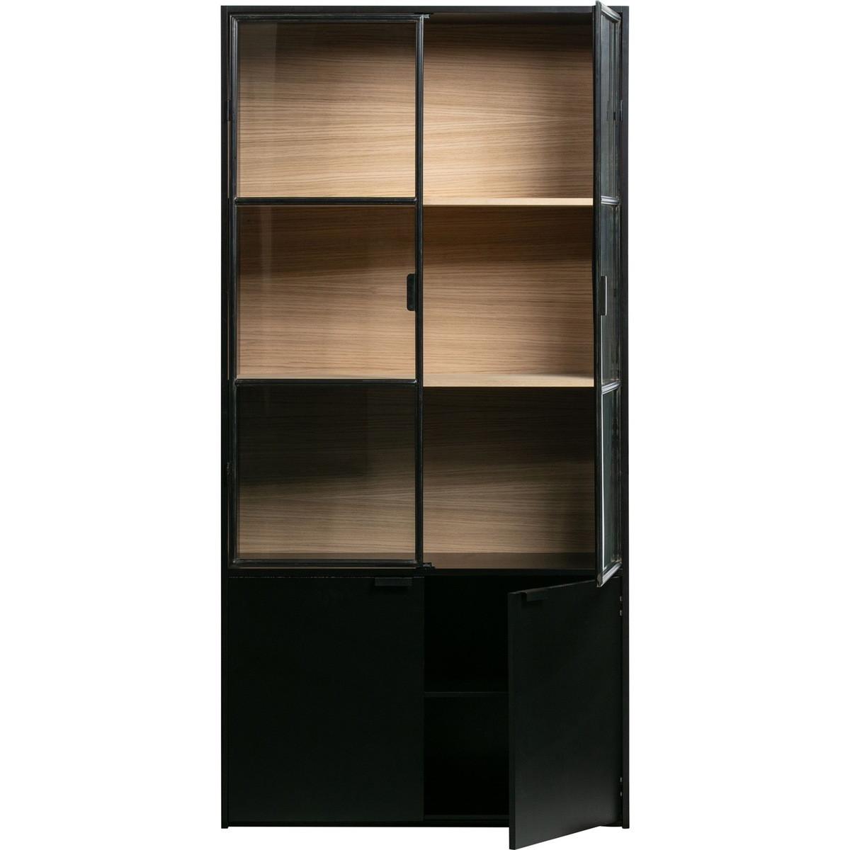 mutoni Vitrinenschrank Sivan Kiefer 200x100