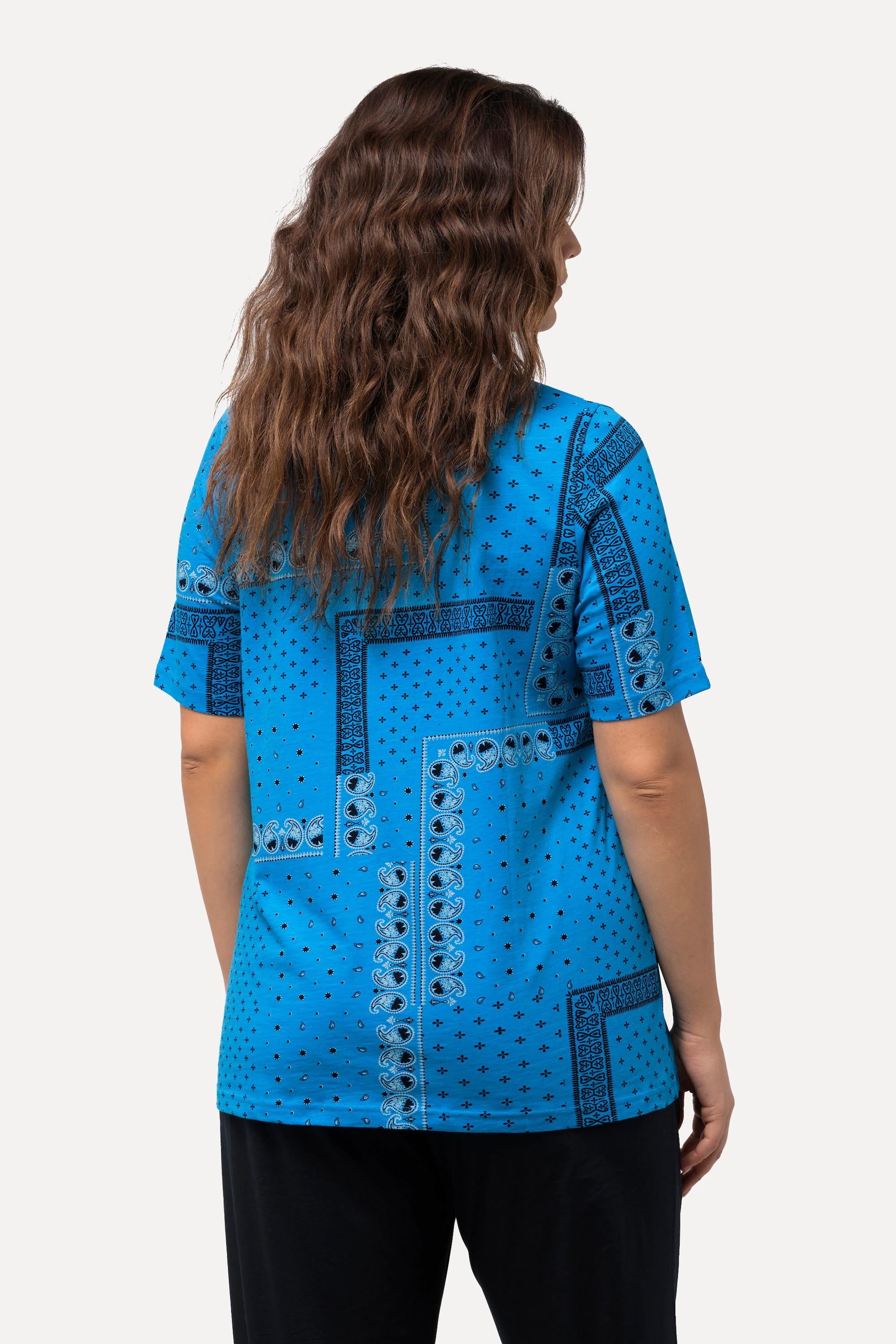 Ulla Popken Vintage A-Linie Rundhals Halbarm T-Shirt