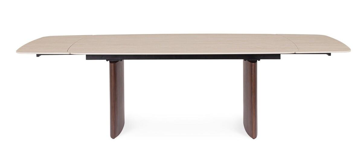 mutoni Ausziehtisch Mailis Nuss-Trav 180-260x90