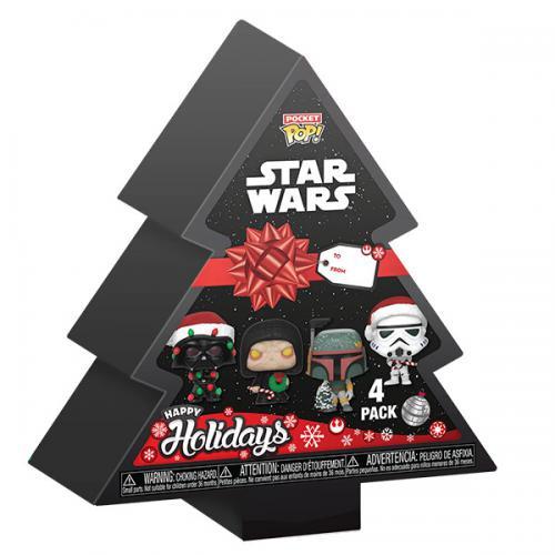 Funko Funko POP! Star Wars: Happy Holiday Pocket 4PK