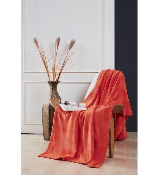 Flair Coral Fleecedecke Coral