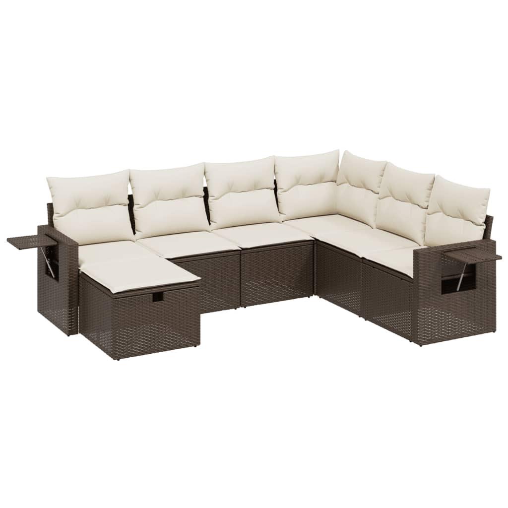 VidaXL Garten sofagarnitur poly-rattan