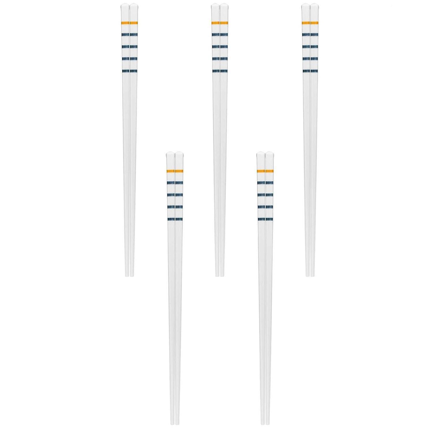 Northio Essstäbchen aus Porzellan - luxuriöses Design - 5 Paar