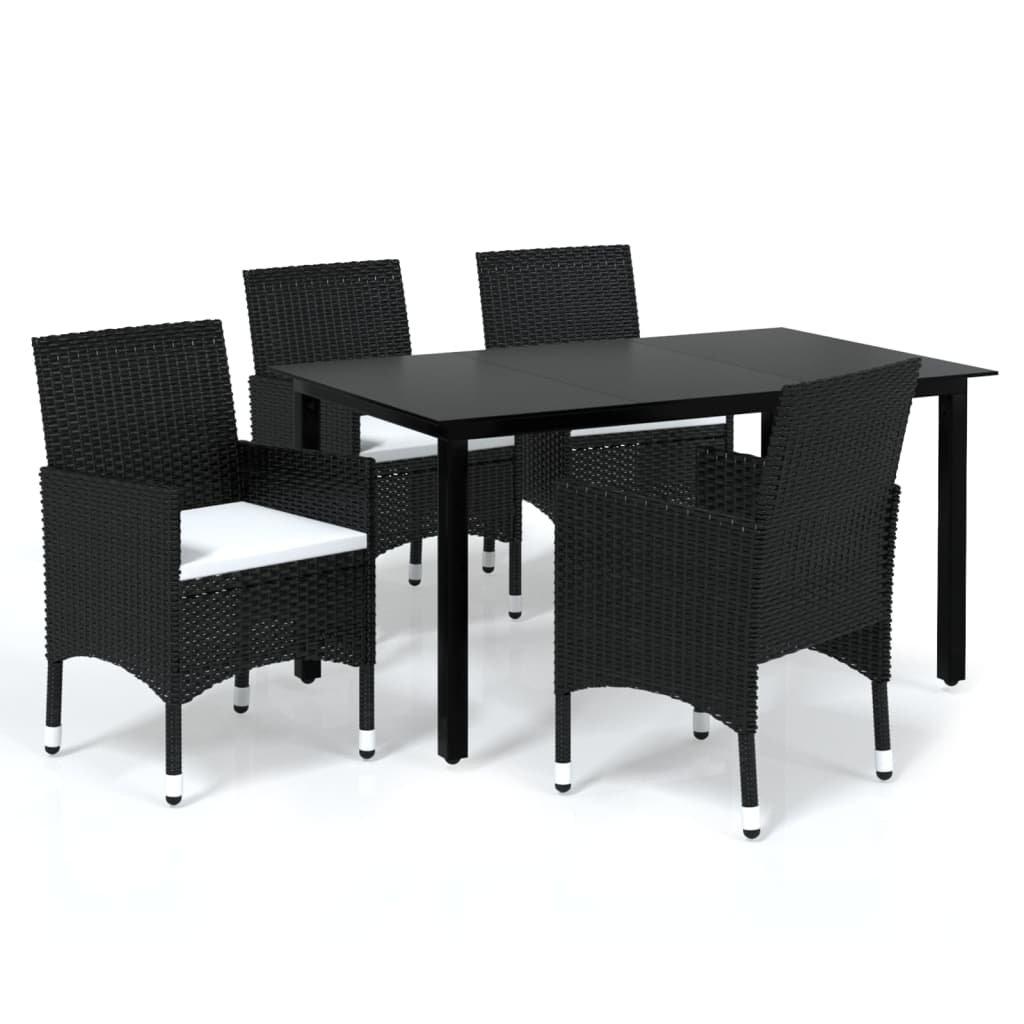 VidaXL Essgruppe poly-rattan