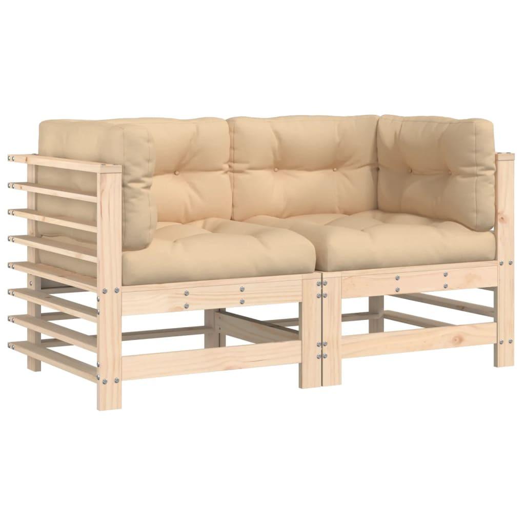VidaXL Ecksofa holz
