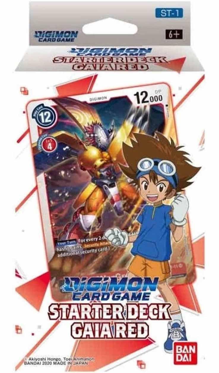 Bandai Starter Deck Gaia Red ST-1 - Digimon Card Game