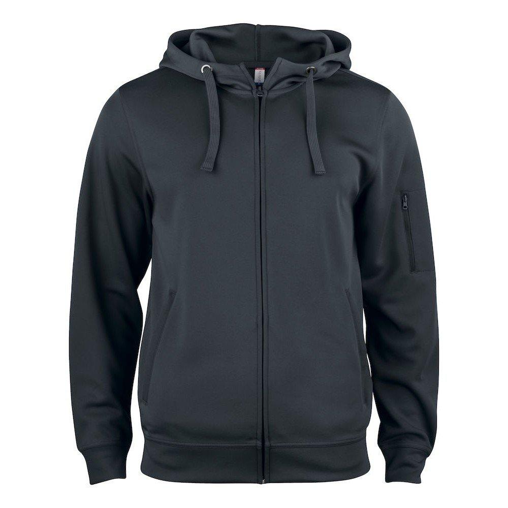Clique Basic Hoodie mit durchgehendem Reißverschluss  Aktiv