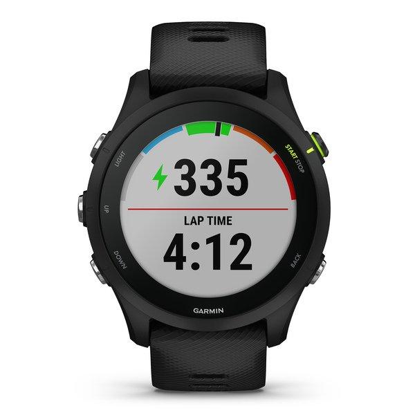GARMIN Forerunner 255 Music, schwarz Smartwatch Display