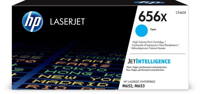 Hewlett-Packard HP Toner-Modul 656X cyan CF461X CLJ Enterprise M652 22'000 S.