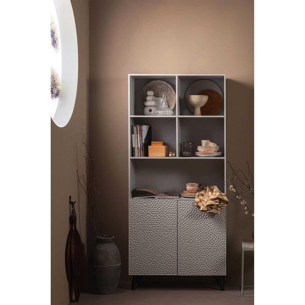 mutoni Schrank Carved halboffen Mango mist 200x90