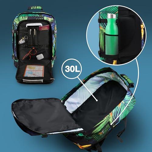 Only-bags.store Kabinentasche für EasyJet 45x36x20 Reiserucksack Ryanair mit USB-Anschluss Flugzeugrucksack