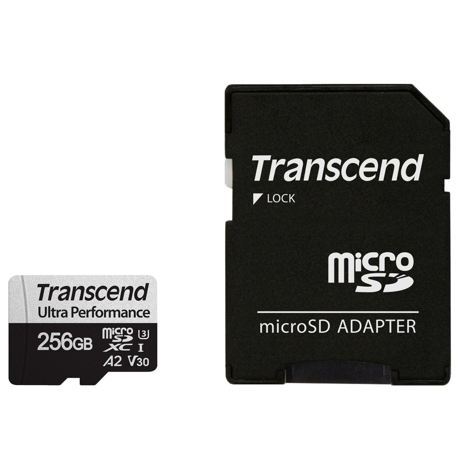 Transcend microSDXC 340S 256 GB U3 A2 V30 (R160/W125)
