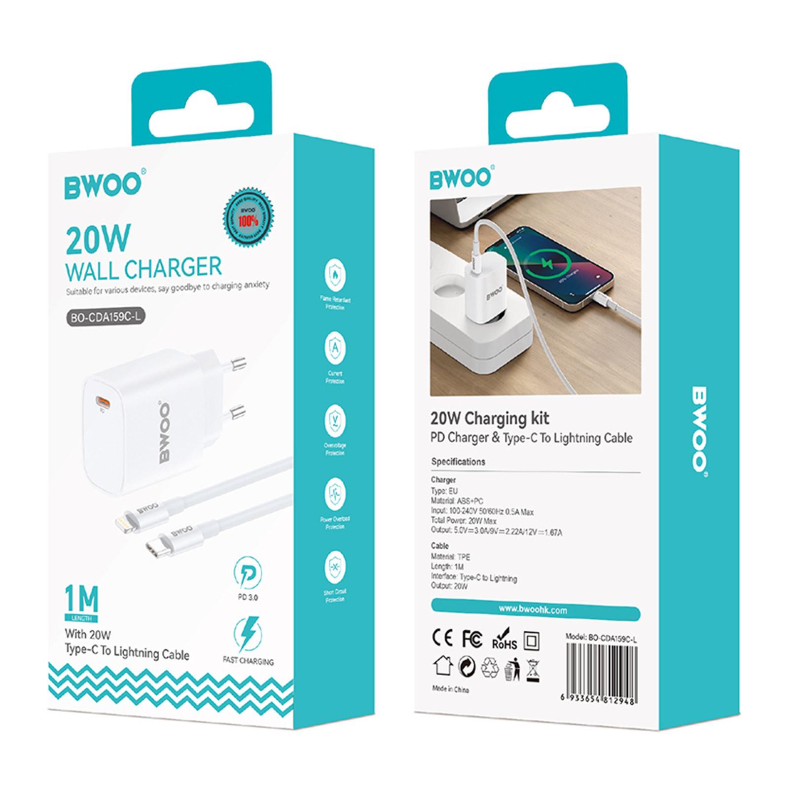 Avizar USB-C Ladegerät 20W + Lightning