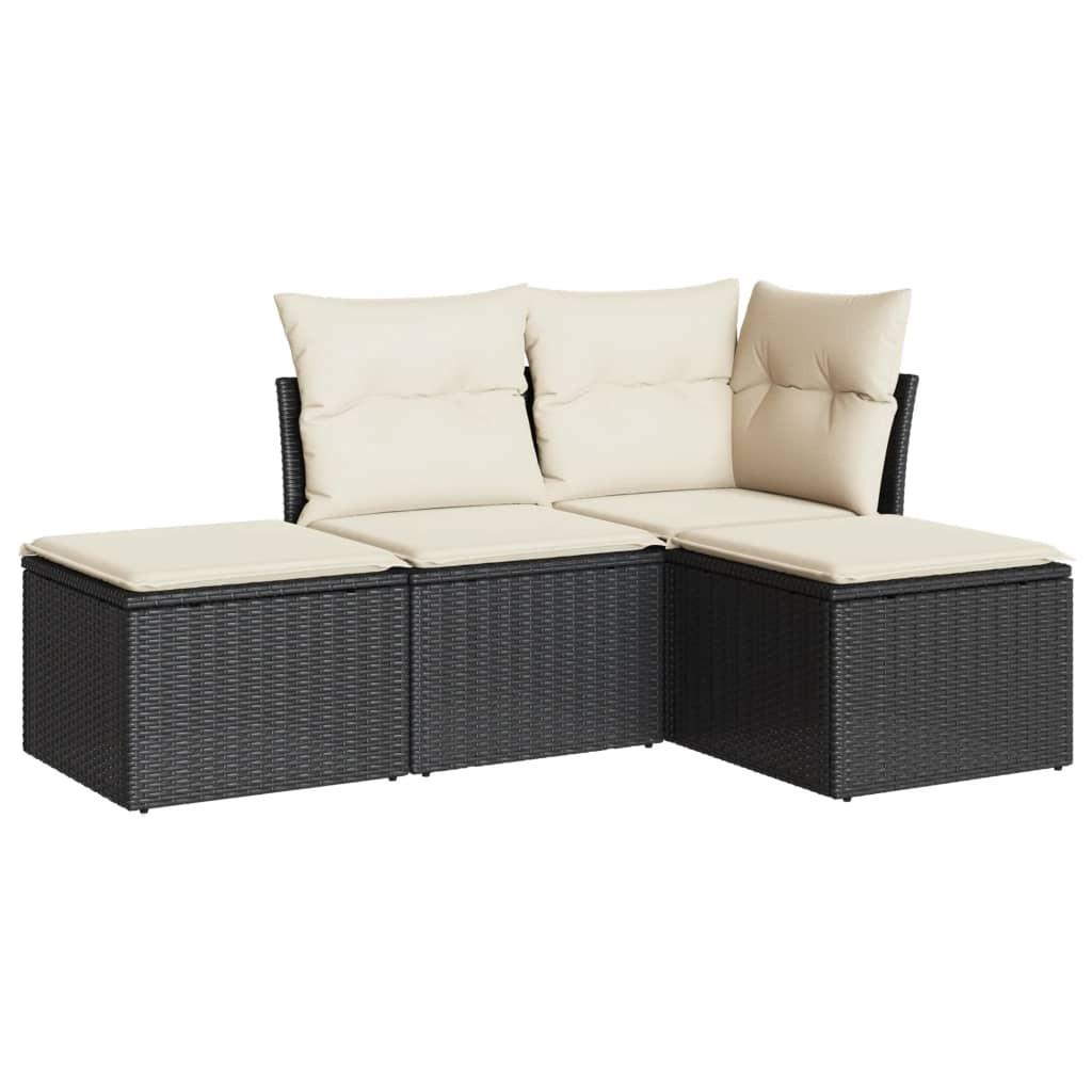VidaXL Garten sofagarnitur poly-rattan
