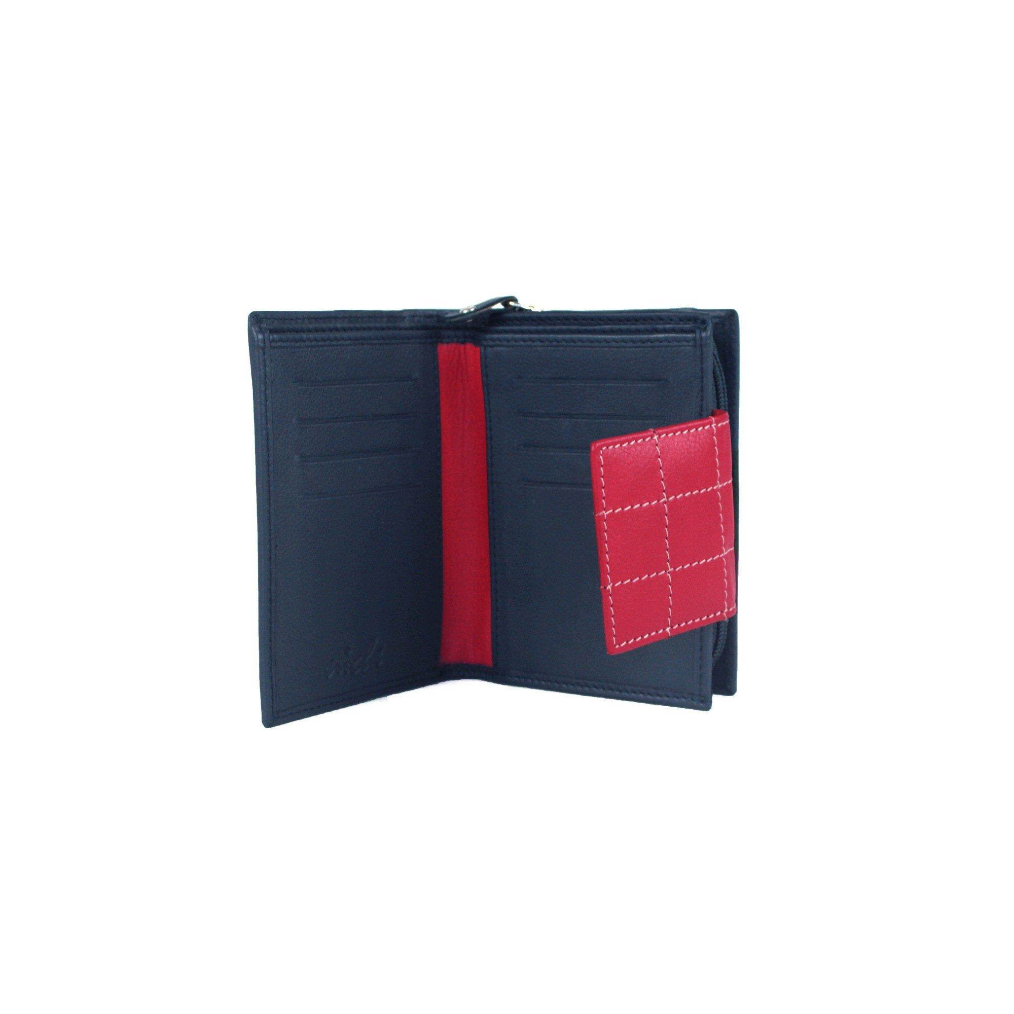 Eastern Counties Leather Diva Geldbörse mit gesteppter Lasche