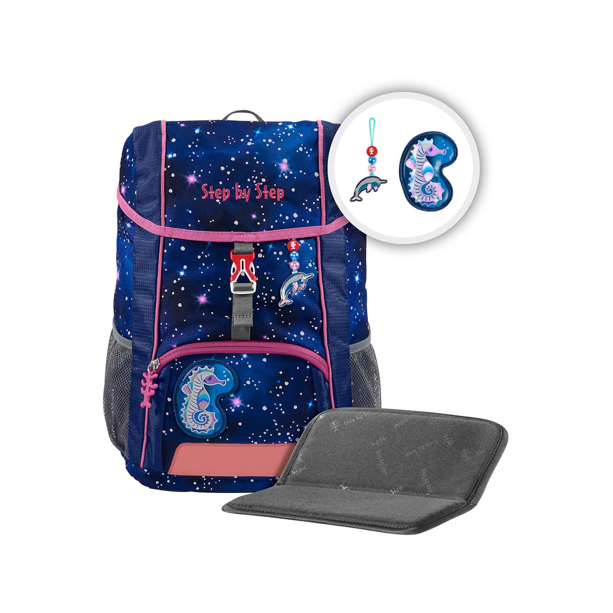 Step by Step KiGa Rucksack-Set 3tlg KID REFLECT, Star Seahorse Zoe
