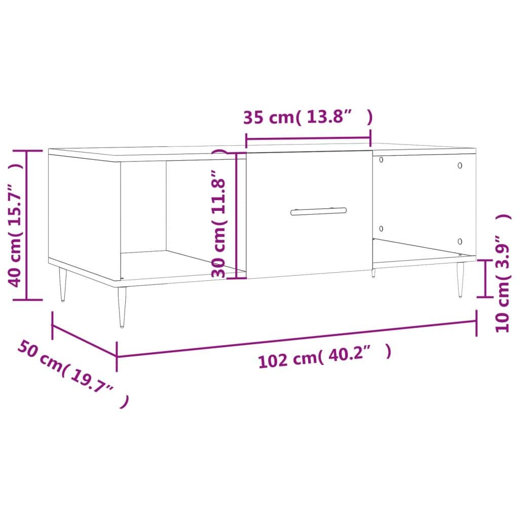 VidaXL Couchtisch holzwerkstoff