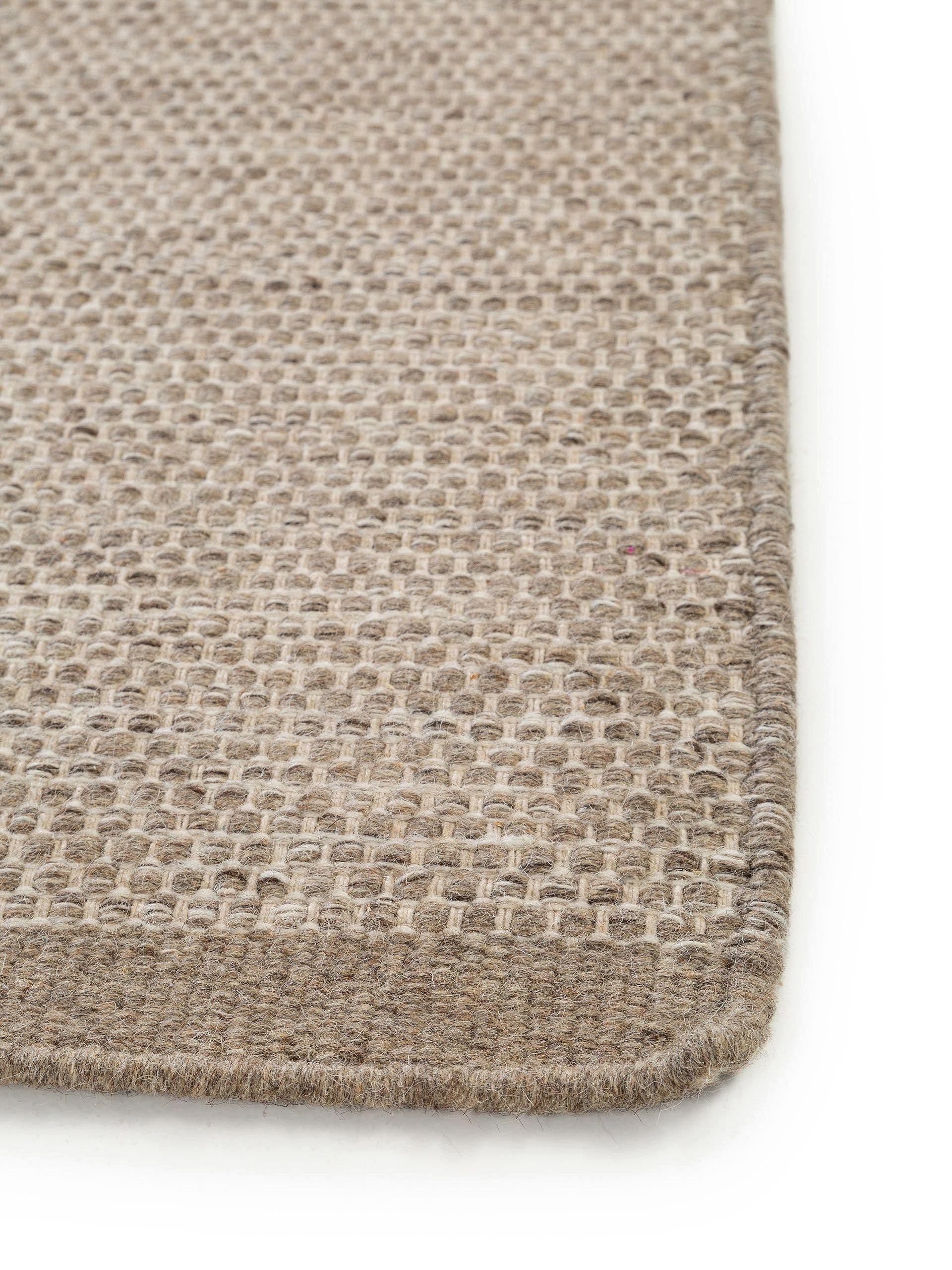 Benuta Wollteppich Rocco Taupe