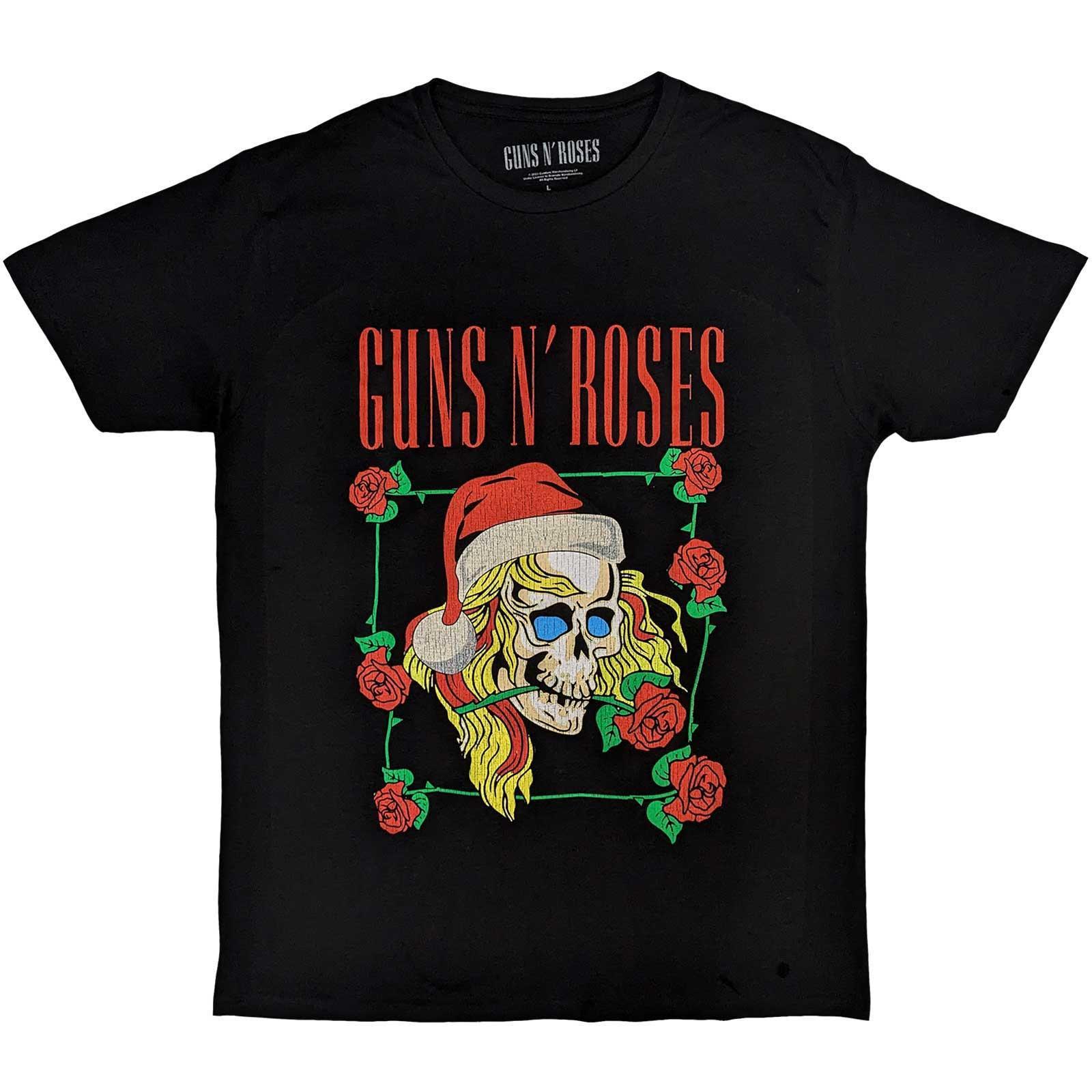 Guns N Roses Holiday T-Shirt mit weihnachtlichem Design