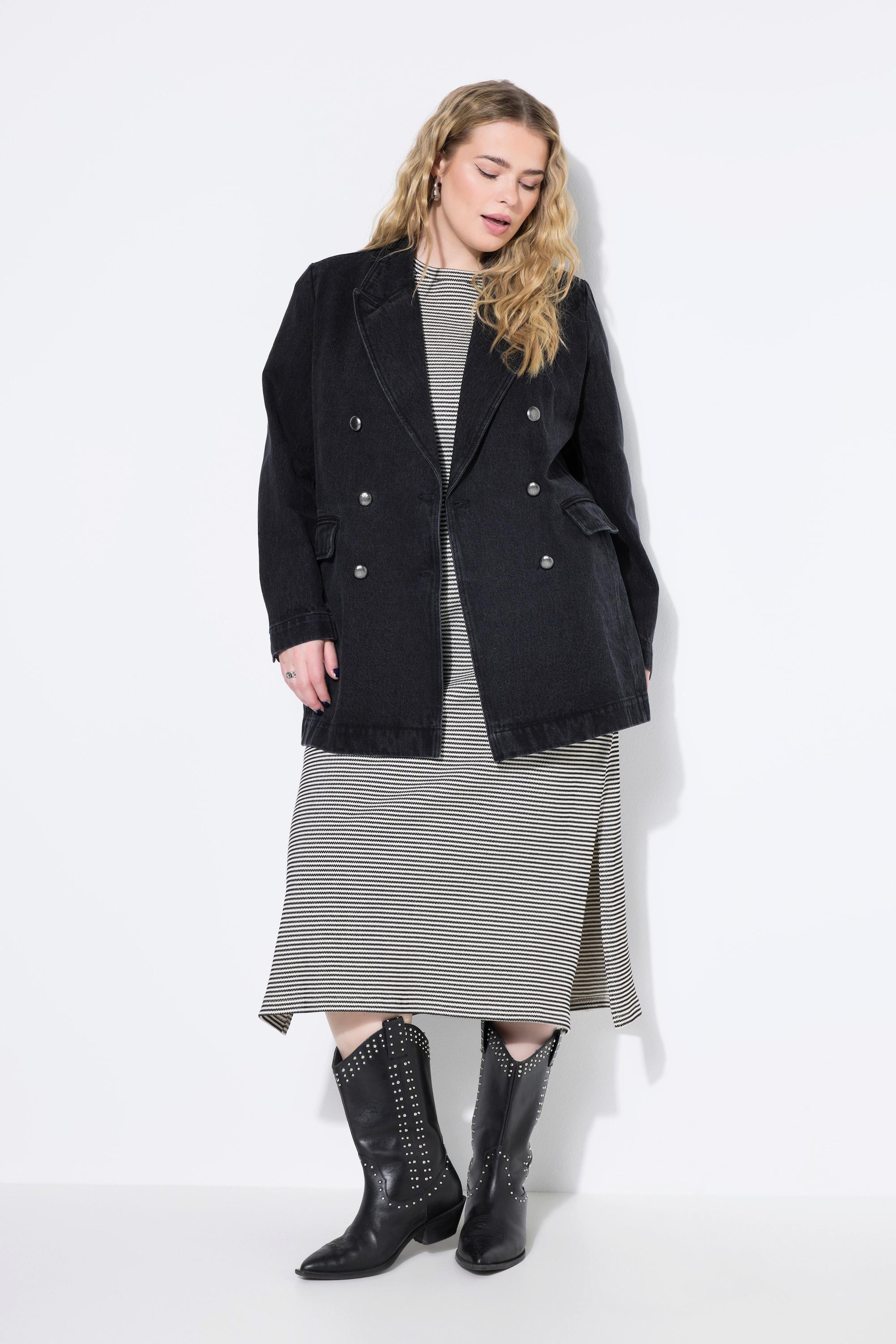 Studio Untold Blazer, Jeans, Loose Shape, Zweireiher