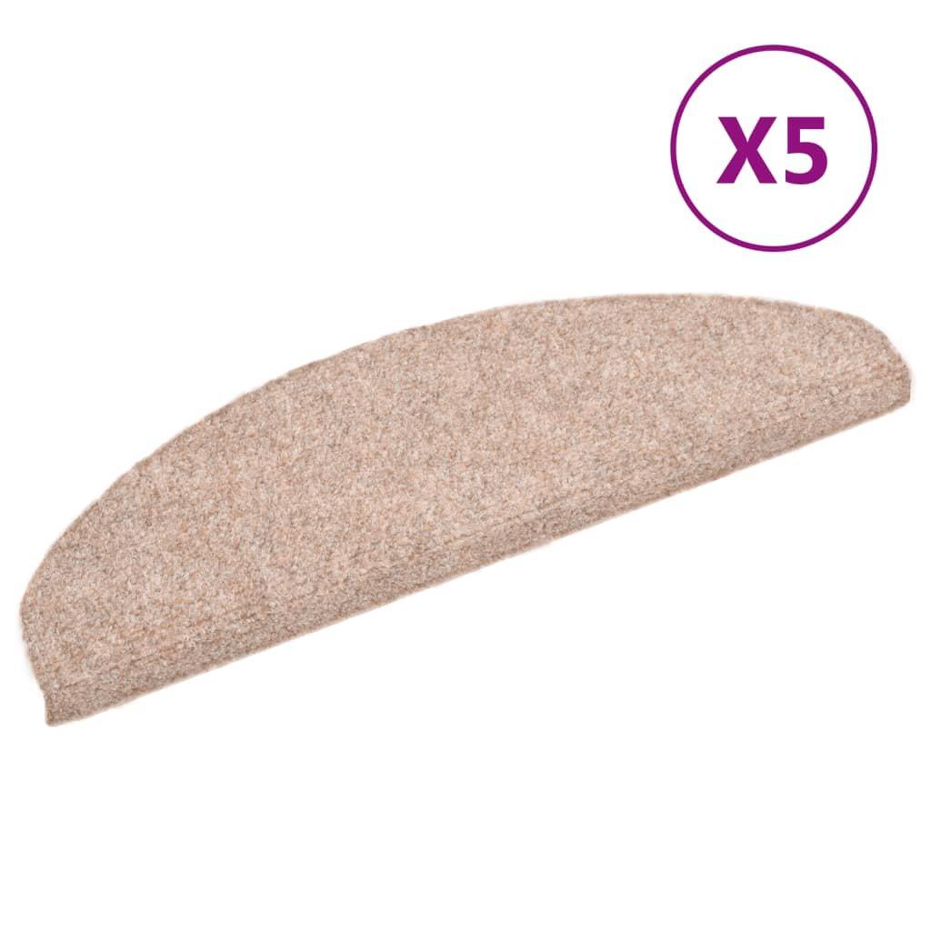 VidaXL Selbstklebende treppenmatten 5 stk. nadelvlies polypropylen