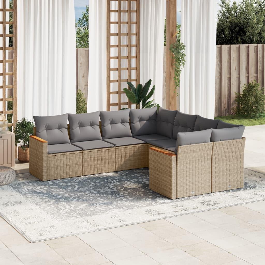 VidaXL Garten sofagarnitur poly-rattan