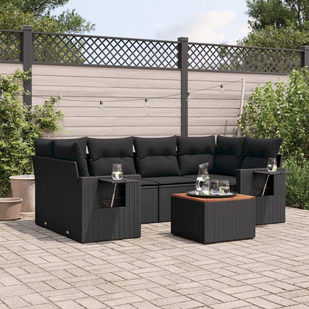 VidaXL Garten sofagarnitur poly-rattan