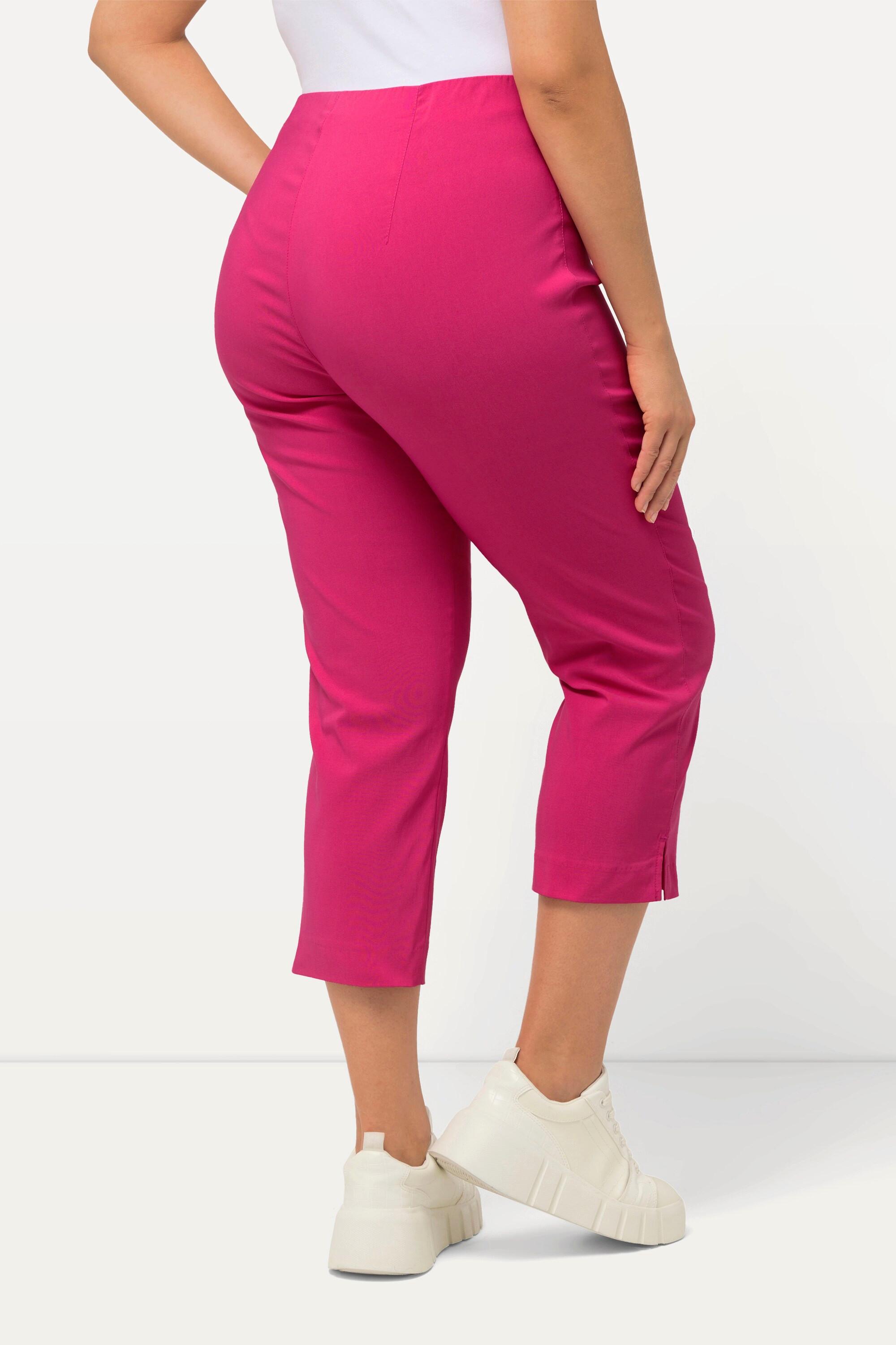 Ulla Popken Bengalinhose wadenlang mit Elastikbund