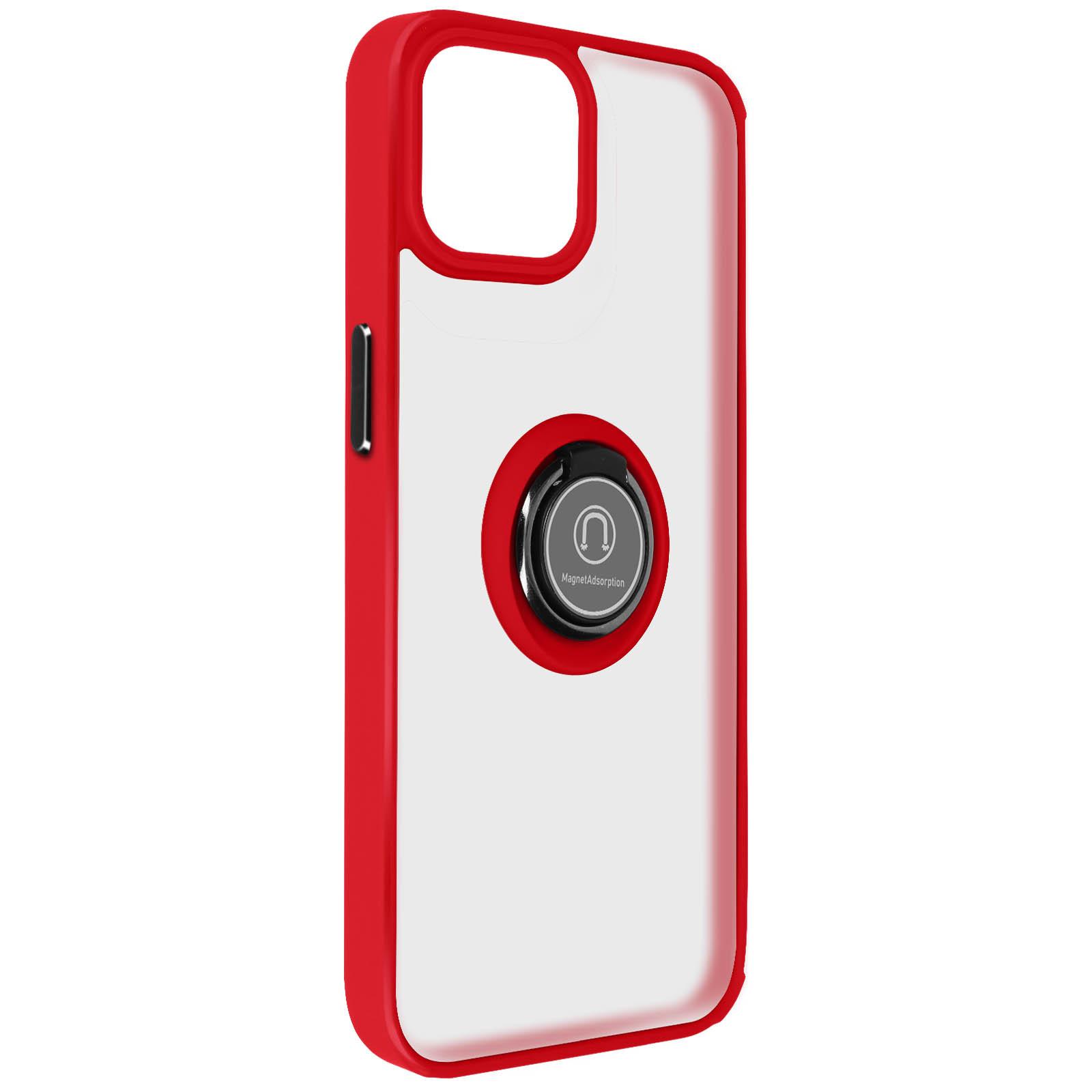 Avizar Ring-Hülle Apple iPhone 15 Plus Rot