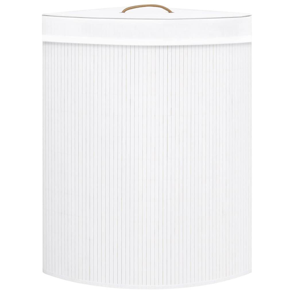 VidaXL Eck-wäschekorb bambus