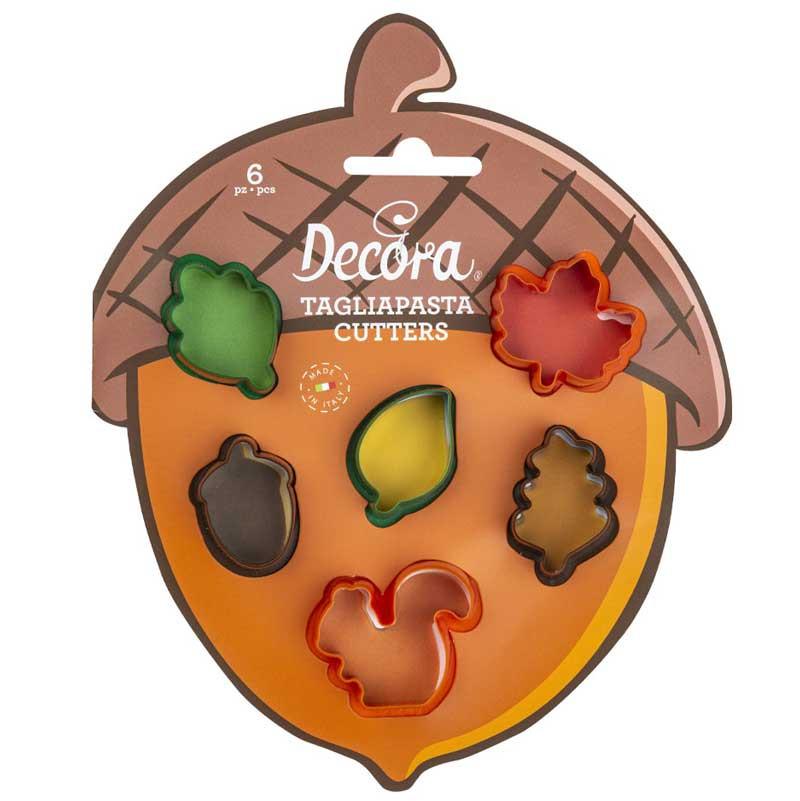 Decora Ausstecher Herbstblätter 6-teilig