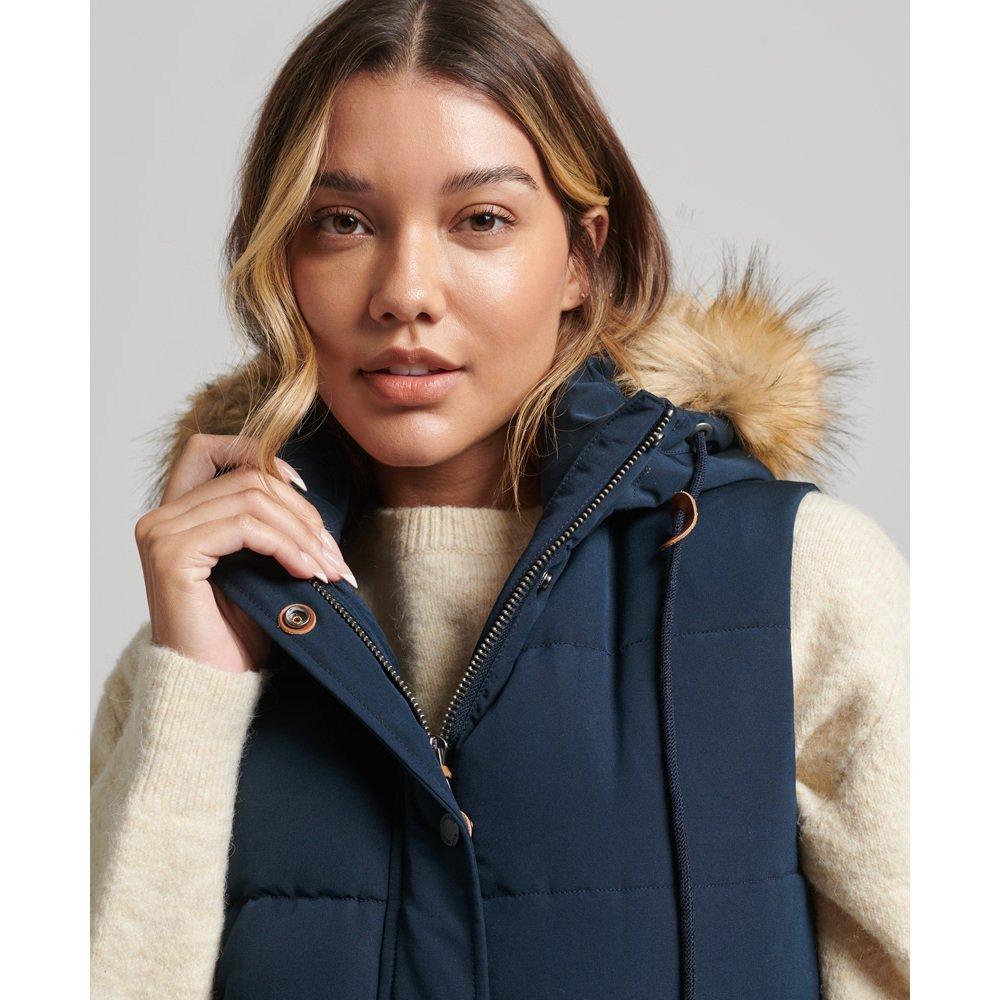 Superdry ärmelloe daunenjacke uperdry everet